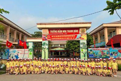HOẠT ĐỘNG TRẢI NGHIỆM: BÉ MẪU GIÁO 5-6 TUỔI THAM QUAN TRƯỜNG TIỂU HỌC THANH NGHỊ